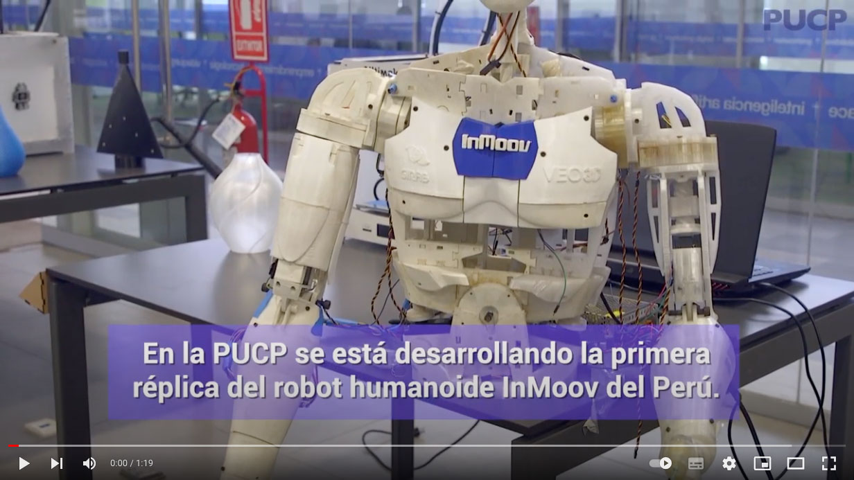 InMoov: robótica e impresión en 3D aplicada por alumnos PUCP
