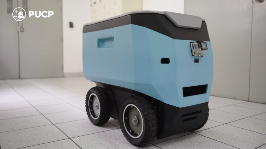 Robot móvil autónomo de última milla para entrega de equipos